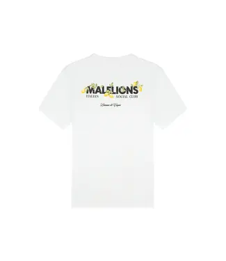 Malelions Limone Di Capri T-Shirt White - Regular Fit