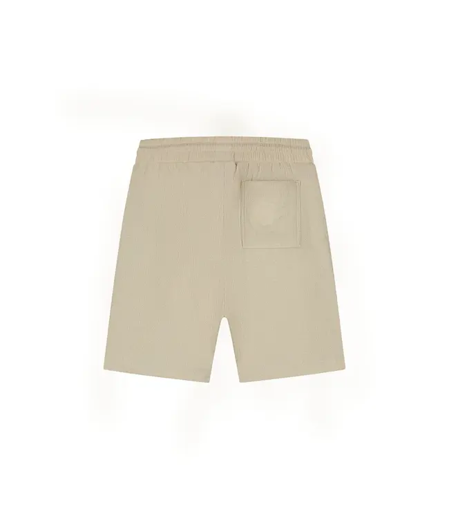 Malelions Malelions Men Emblem Seersucker Shorts Light Taupe
