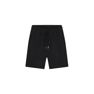 Malelions Emblem Seersucker Shorts Black