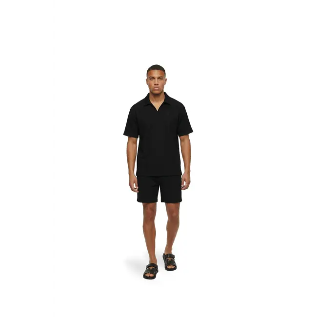 Malelions Malelions Men Emblem Seersucker Shorts Black
