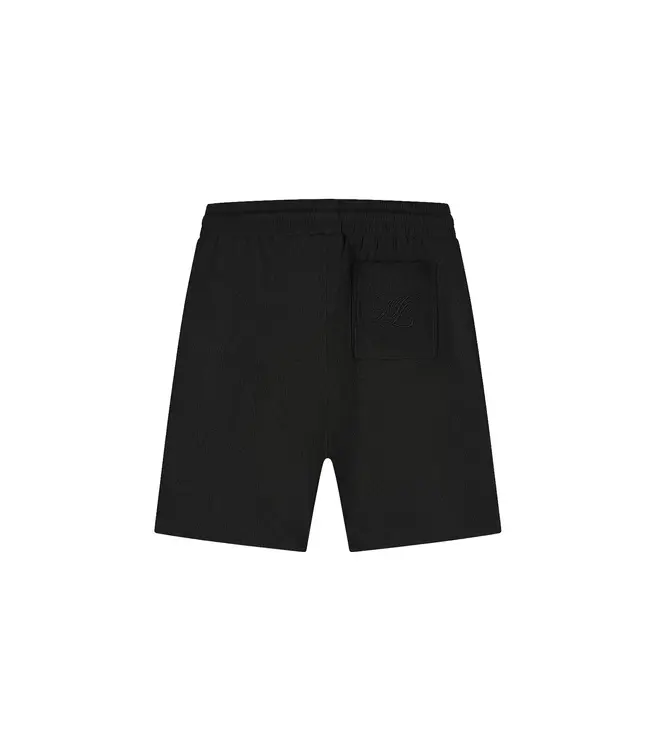 Malelions Malelions Men Emblem Seersucker Shorts Black