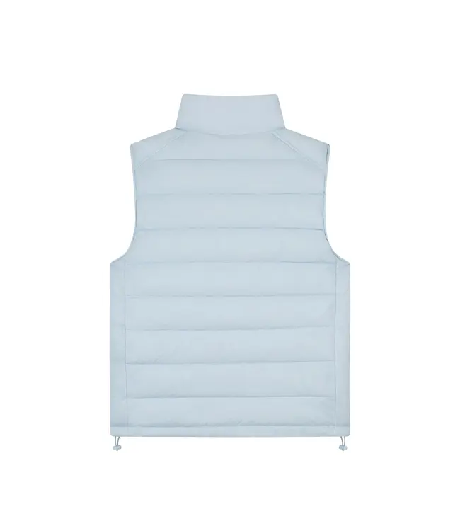 Malelions Malelions Men Placket Padded Vest Ice Blue