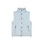 Malelions Malelions Men Placket Padded Vest Ice Blue