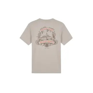Malelions Dolce Vita T-Shirt Light Taupe - Regular Fit