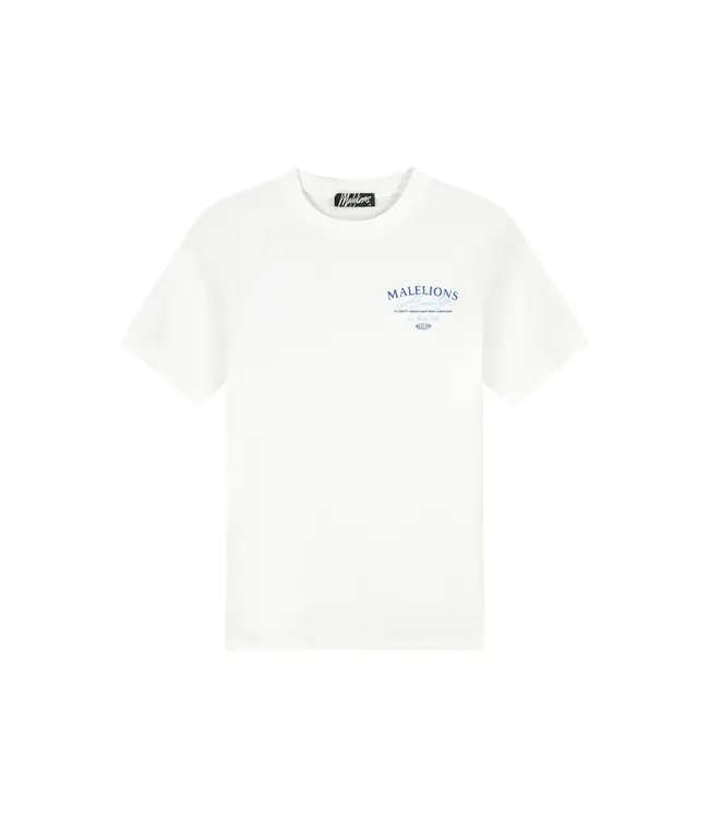 Malelions Malelions Men Dolce Vita T-Shirt White - Regular Fit