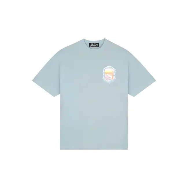 Malelions Malelions Men Daydream T-Shirt Ice Blue - Oversized Fit