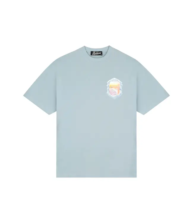 Malelions Malelions Men Daydream T-Shirt Ice Blue - Oversized Fit