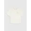 PurePath (by PureWhite) PurePath 26010114 Emblem Badge T-shirt Ecru - Boxy Fit