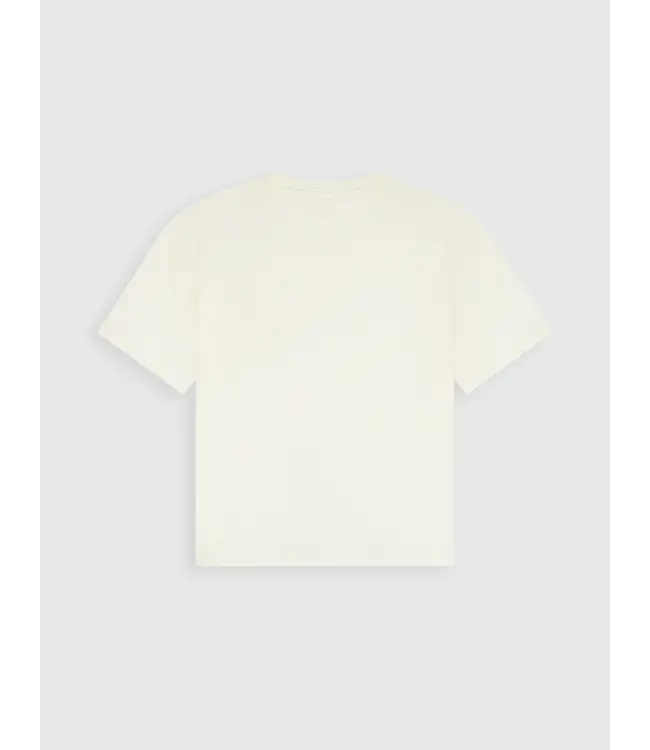 PurePath (by PureWhite) PurePath 26010114 Emblem Badge T-shirt Ecru - Boxy Fit