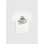 PurePath (by PureWhite) PurePath 26010116 Trio of Flowers T-Shirt Off White - Regular Fit
