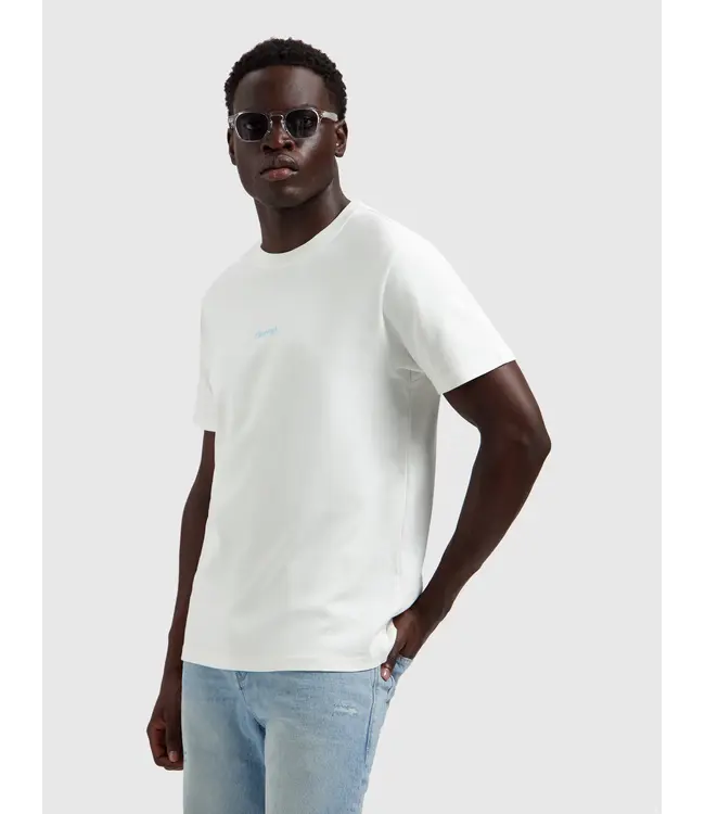 PurePath (by PureWhite) PurePath 26010116 Trio of Flowers T-Shirt Off White - Regular Fit