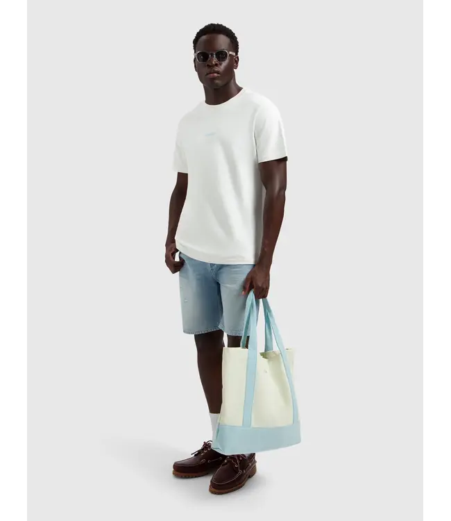 PurePath (by PureWhite) PurePath 26010116 Trio of Flowers T-Shirt Off White - Regular Fit