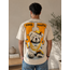Outlet Outlet King Mafia Bear T-Shirt Beige - Regular Fit