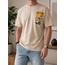 Outlet Outlet King Mafia Bear T-Shirt Beige - Regular Fit