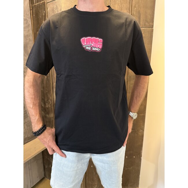 Outlet Outlet Yoshi Tash Brand T-Shirt AH-8397 Black - Regular Fit