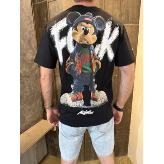 Outlet Mickey Mouse Marvel 'FCK' T-Shirt - Regular Fit
