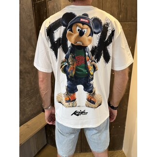 Outlet Mickey Mouse Marvel 'FCK' T-Shirt - Regular Fit