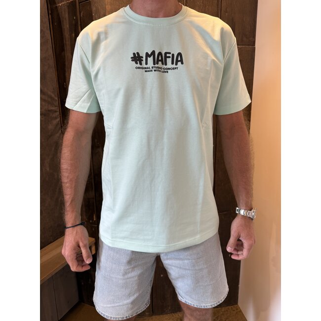 Outlet Outlet Mafia 5126 T-Shirt Mint - Regular Fit