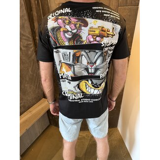 Outlet Mafia Bunny T-Shirt Black - Regular Fit