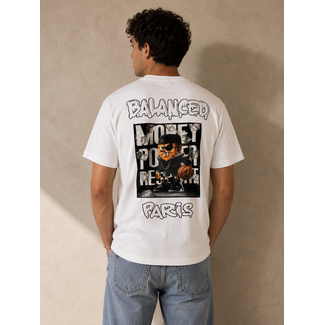 Outlet Spongebob Balanced Paris White - Regular Fit