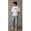 Outlet Make Money Not Friends T-Shirt White - Oversized Fit