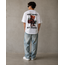 Outlet Make Money Not Friends T-Shirt White - Oversized Fit