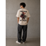 Outlet Make Money Not Friends Beige - Oversized Fit