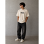 Outlet Make Money Not Friends Beige - Oversized Fit