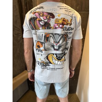 Outlet Outlet Mafia T-Shirt Grey - Regular Fit