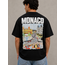 Outlet Outlet Monaco T-Shirt Black - Loose Fit