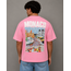 Outlet Outlet Monaco T-Shirt Pink - Loose Fit