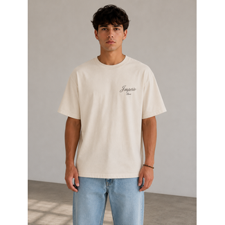 Outlet Imperio Roma T-Shirt Beige - Oversized Fit