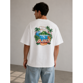 Outlet Blanca T-Shirt White - Oversized Fit