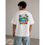 Outlet Outlet Blanca T-Shirt White - Oversized Fit
