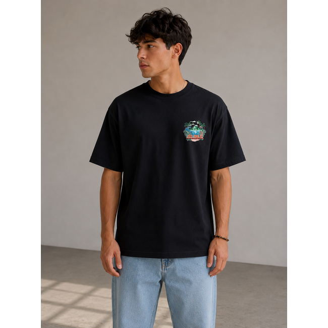 Outlet Outlet Blanca T-Shirt Black - Oversized Fit
