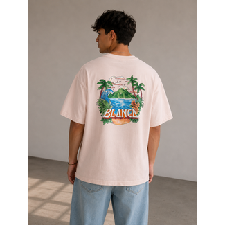 Outlet Blanca T-Shirt Soft Pink - Oversized Fit