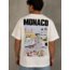 Outlet Outlet Monaco T-Shirt White - Loose Fit