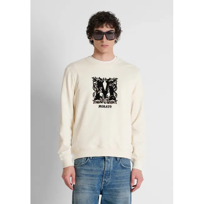 Antony Morato Antony Morato MMFL01144-FA150234 M Logo Sweater - Regular fit