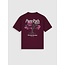 PurePath (by PureWhite) PurePath 26030110 Tree Of Life T-Shirt Wine Red - Loose Fit