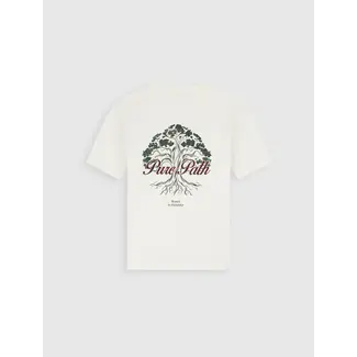 PurePath (by PureWhite) Rooted Tree T-Shirt Ecru - Regular Fit