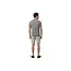 Malelions Malelions Men Knitted Zip Polo Pearl Grey - Slim Fit
