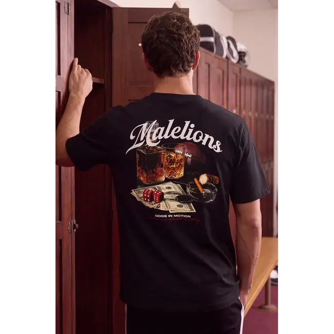 Malelions Malelions Men Sports Betting T-Shirt Black - Regular Fit