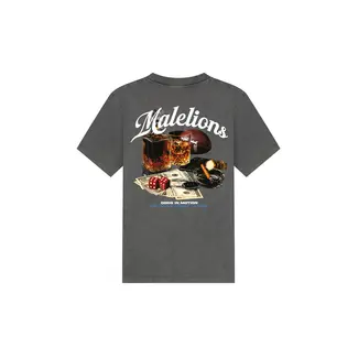Malelions Sports Betting T-Shirt Acid Wash - Regular Fit