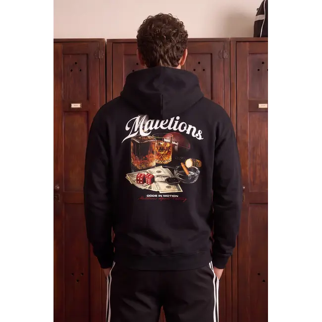 Malelions Malelions Men Sports Betting Hoodie Black - Oversized Fit