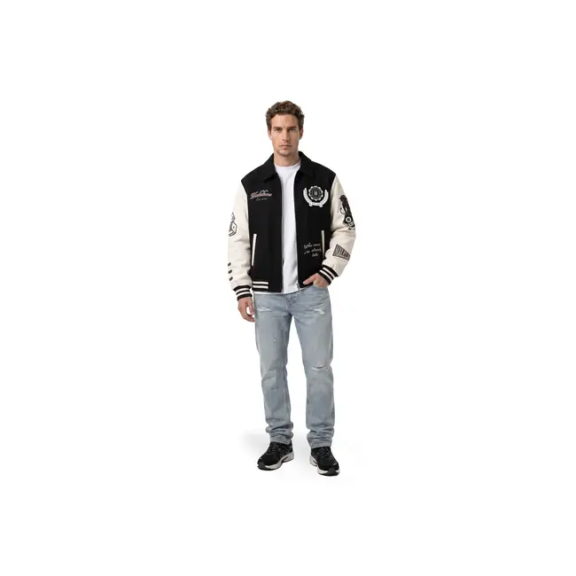 Malelions Malelions Men Community Varsity Jacket - Oversized Fit