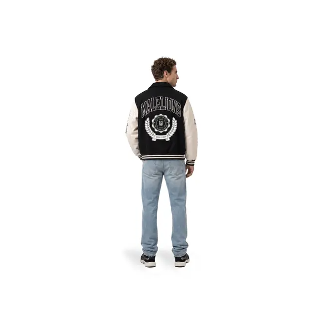 Malelions Malelions Men Community Varsity Jacket - Oversized Fit