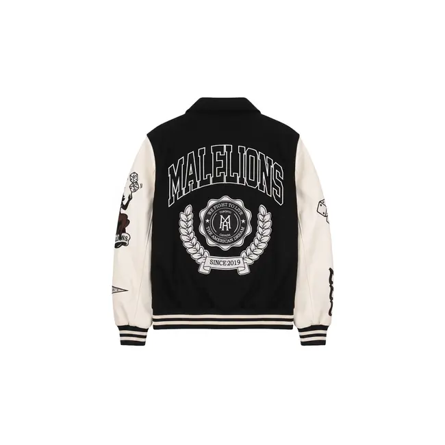 Malelions Malelions Men Community Varsity Jacket - Oversized Fit