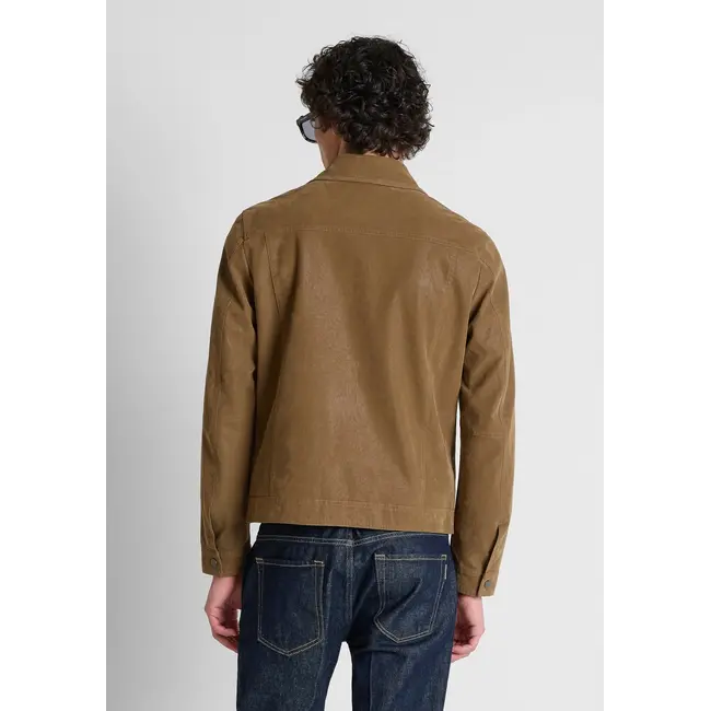 Antony Morato Antony Morato MMCO00985-FA210105 Beige slim-fit coat in faux leather - Slim Fit