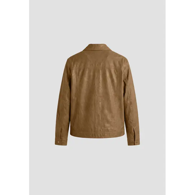 Antony Morato Antony Morato MMCO00985-FA210105 Beige slim-fit coat in faux leather - Slim Fit