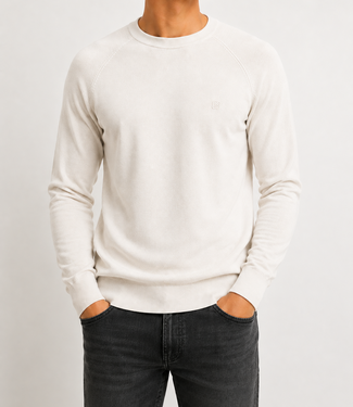 Gabbiano 'DOME' Crewneck Knitwear Sweater Coastal Sand - Regular Fit